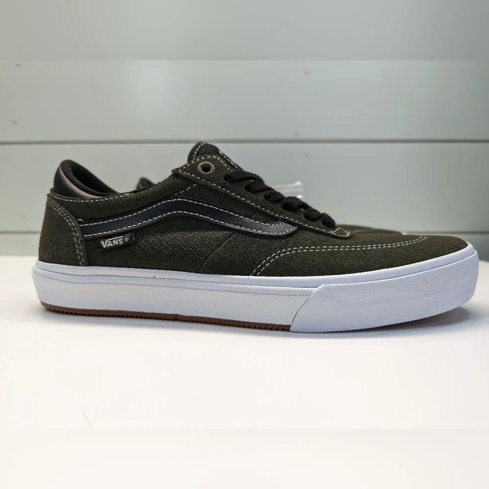 Vans Gilbert Crockett Black Forest Night Green Suede Skateboard shoes sz Men's 8